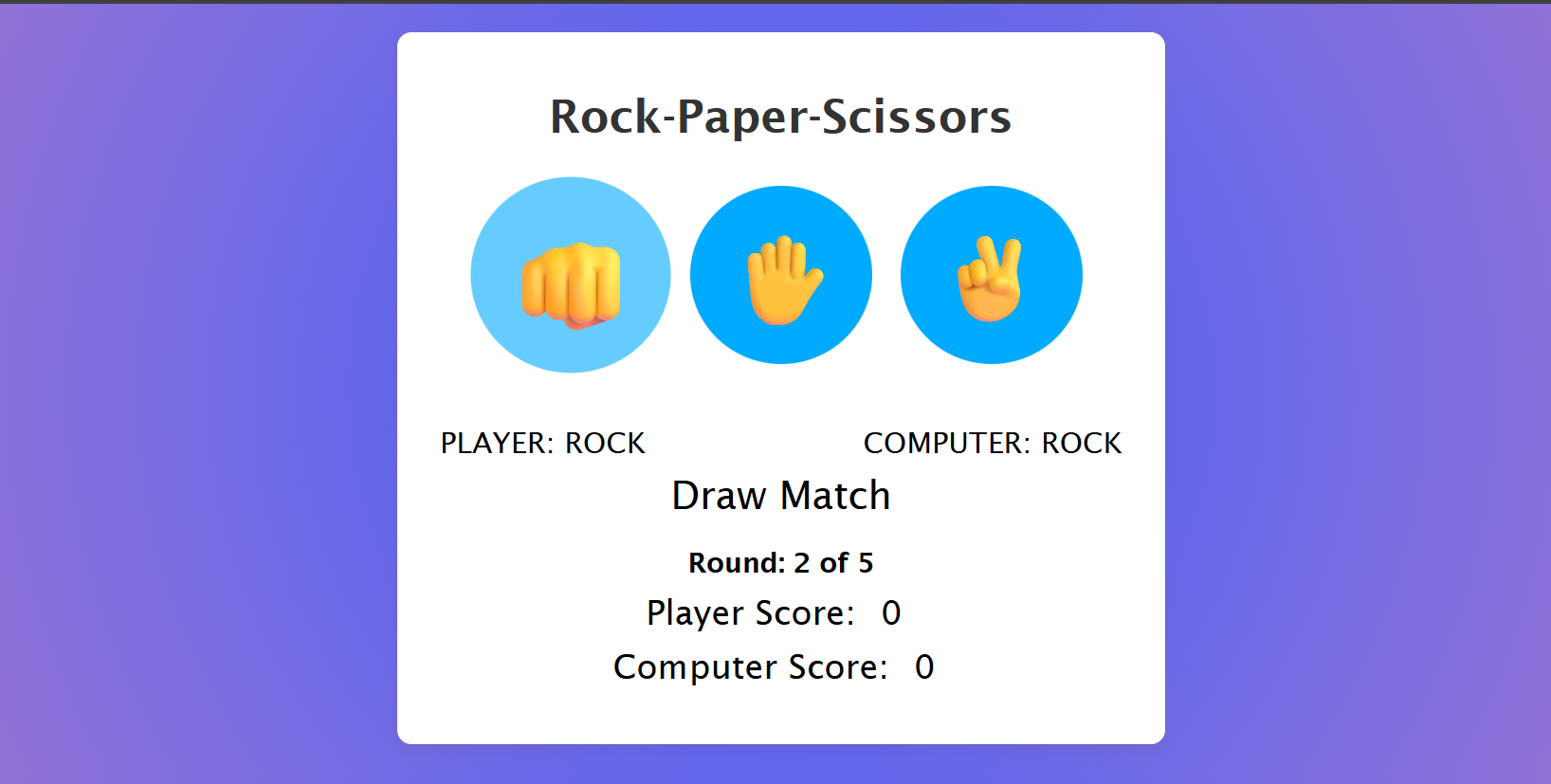 Rock Paper Scissors