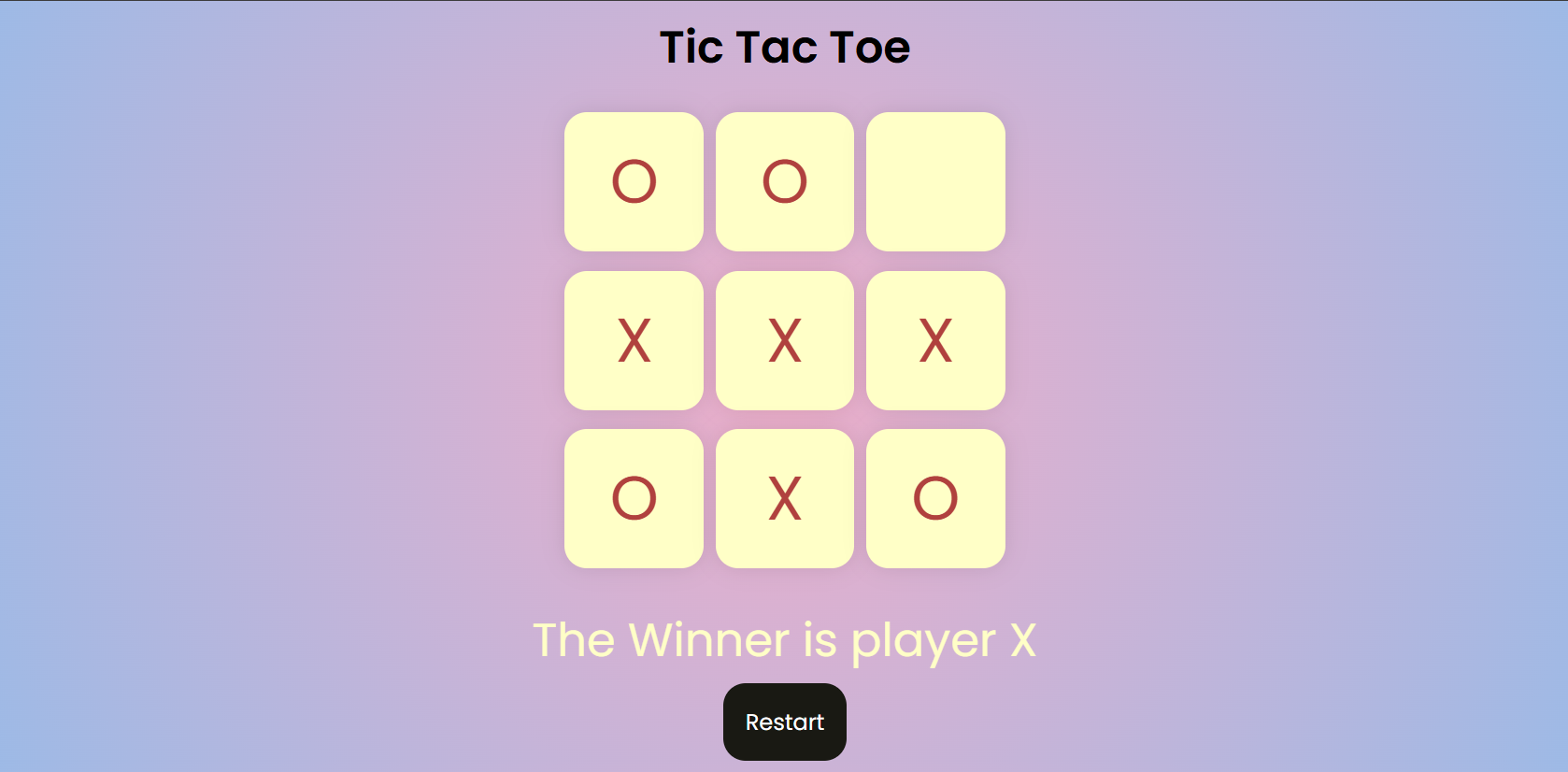 Tic Tac Toe